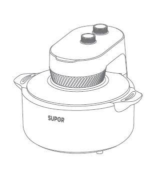 空氣炸鍋 說明書KJ50DQ851